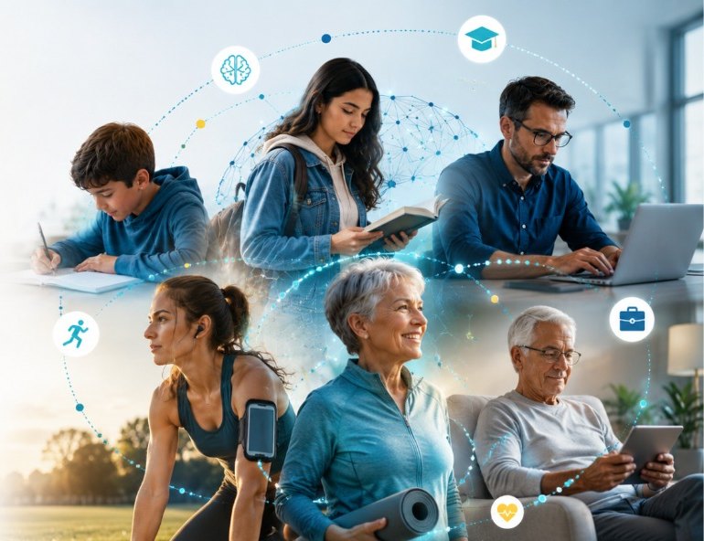 A child, a teenager, an adult, an athlete and two seniors — the people Biolink trains